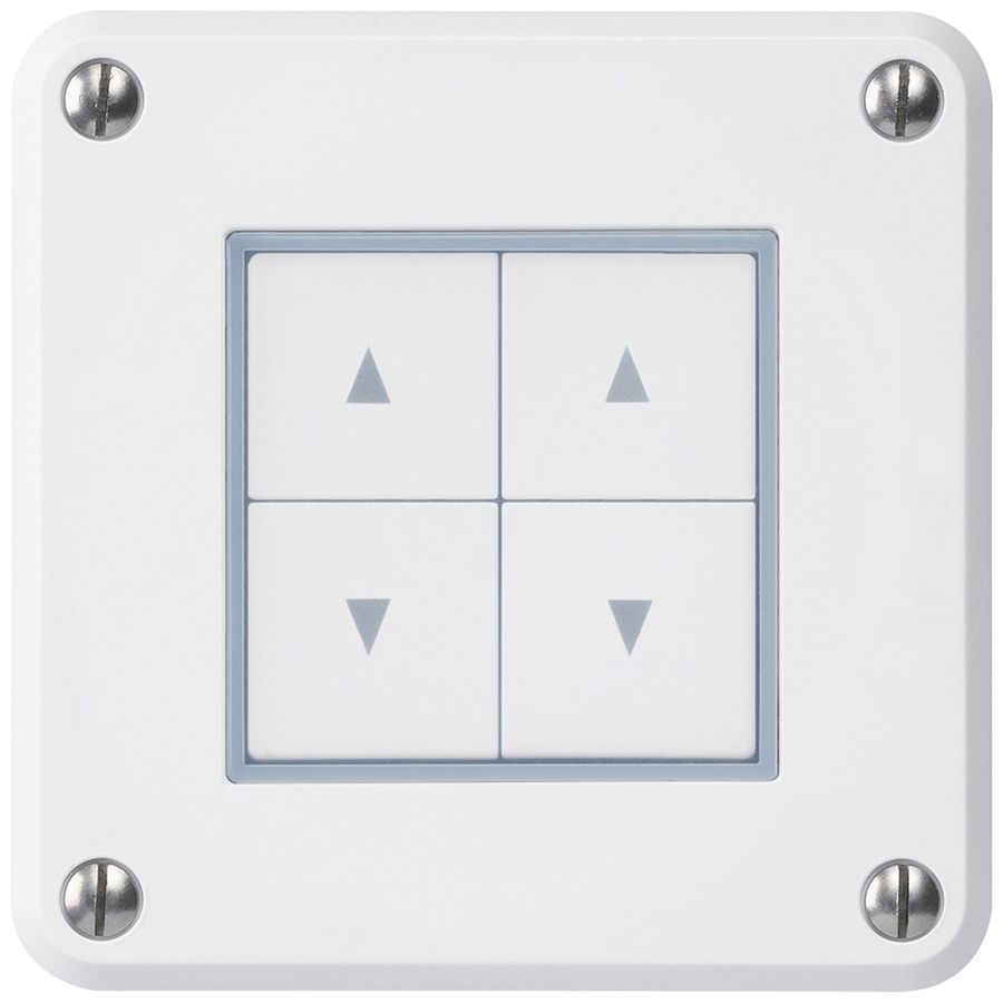 Interruttore per tapparelle INC robusto IP55 bianco con 4 tasti di comando