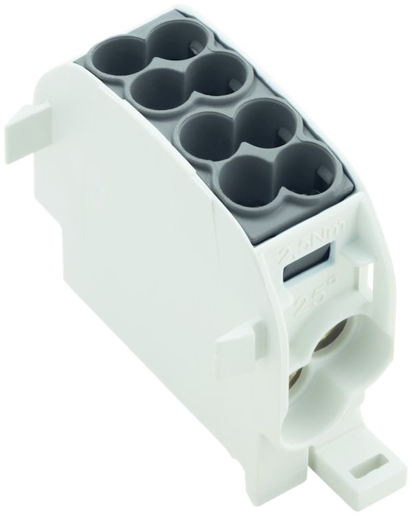 Bloc de distribution WM WPD 101 1P 152A 2×entr 2×sort 1.5…25mm² 1.5…16mm²
