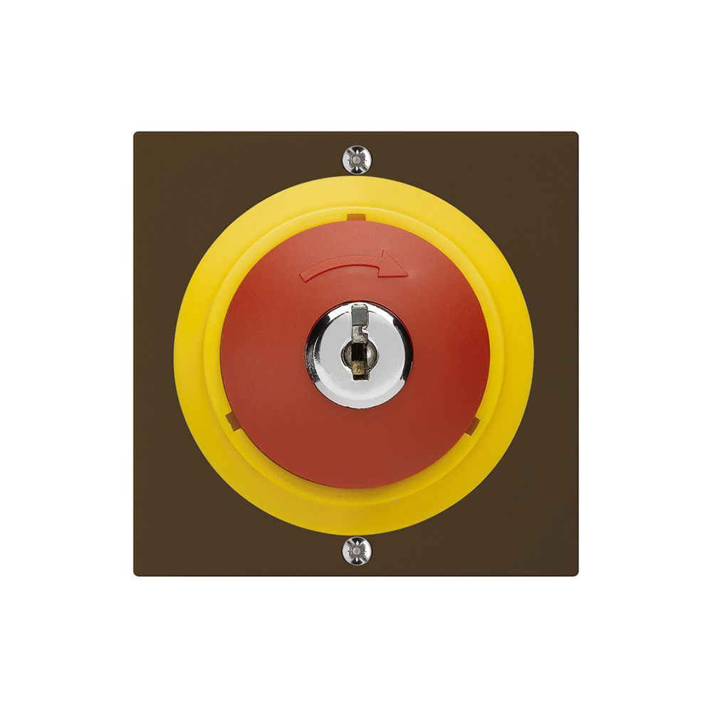 Schlüsseltaster kallysto NOT-AUS braun