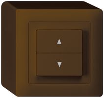 Interrupteur pour stores AP kallysto 2 touches brun bornes enfichables