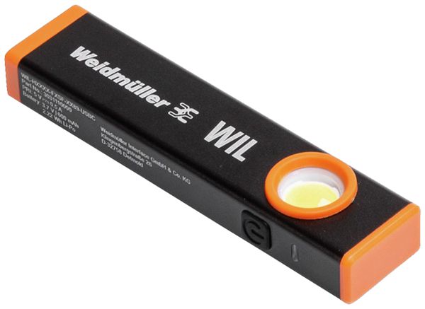 LED-Handleuchte WM H DC 5V IPX3 300lm 5000…6500K mit Schalter 89×23.1×17.8mm