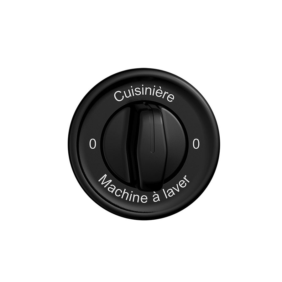 Frontset 0-Cuisinière-0-Machine à laver STANDARDdue, schwarz