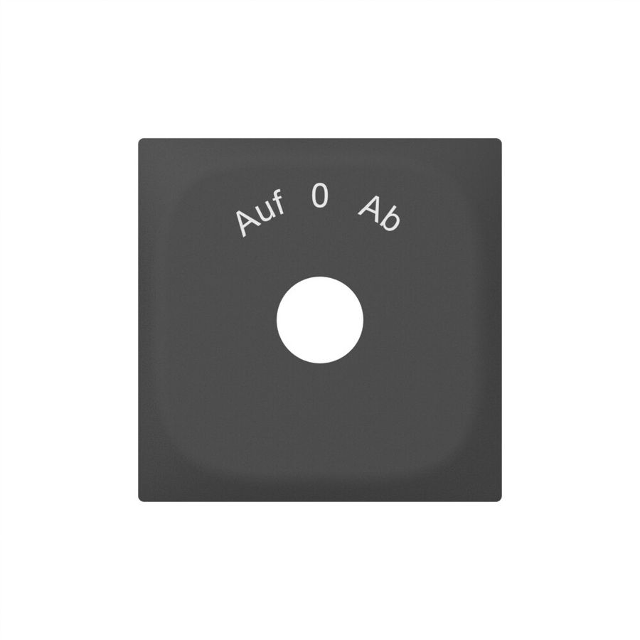 Plaque frontale SIDUS avec gravure anthracite