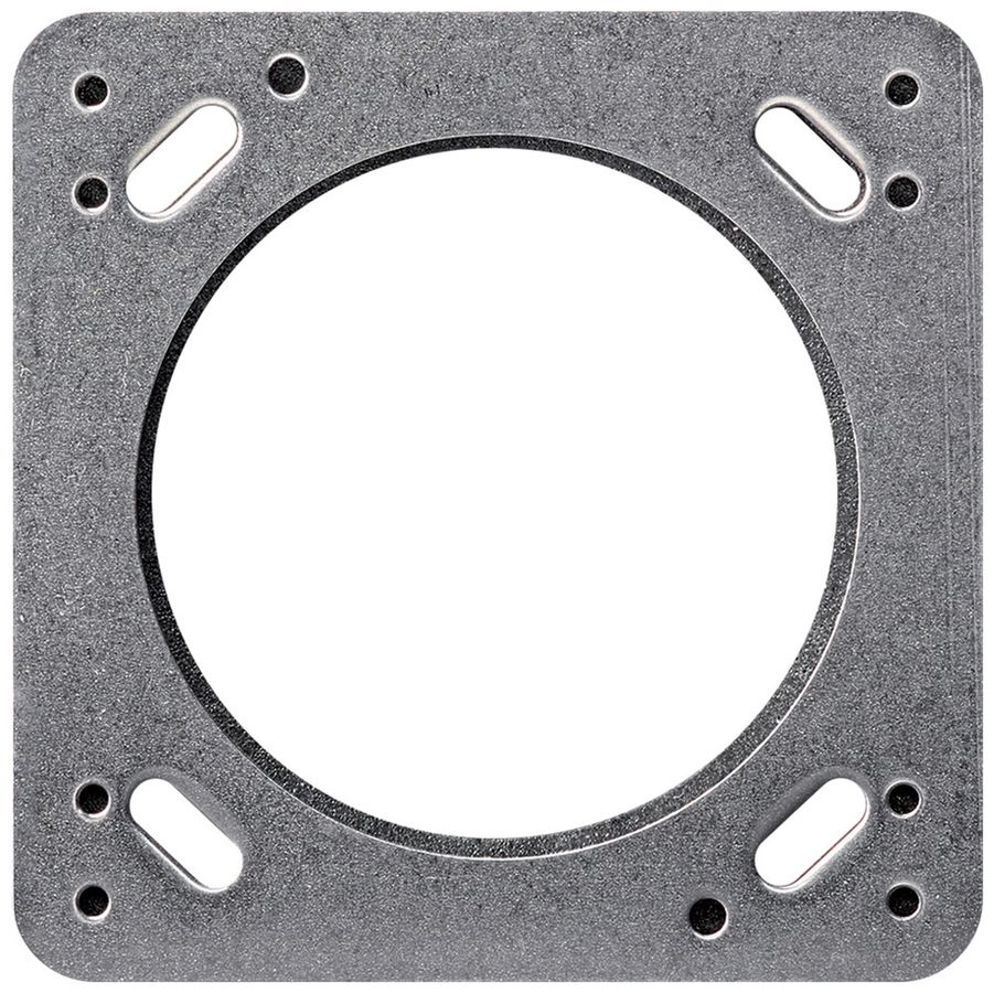 UP-Montageplatte robusto 1×1, für Rauputz, aluminium
