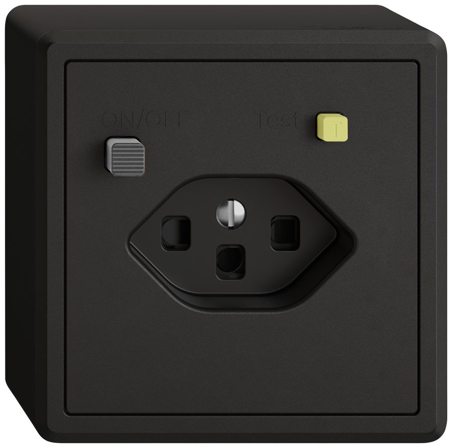 Presa FI AP EDIZIO.liv 1×T23 con shutter ne