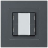 UP-Taster kallysto.pro KNX 4×RGB LED s/e-link anthrazit