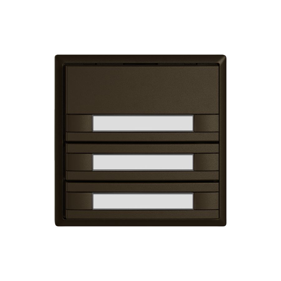 Pulsante KNX RGB EDIZIO.liv SNAPFIX® sensore temp.s.LED targ.3× com.2T ma