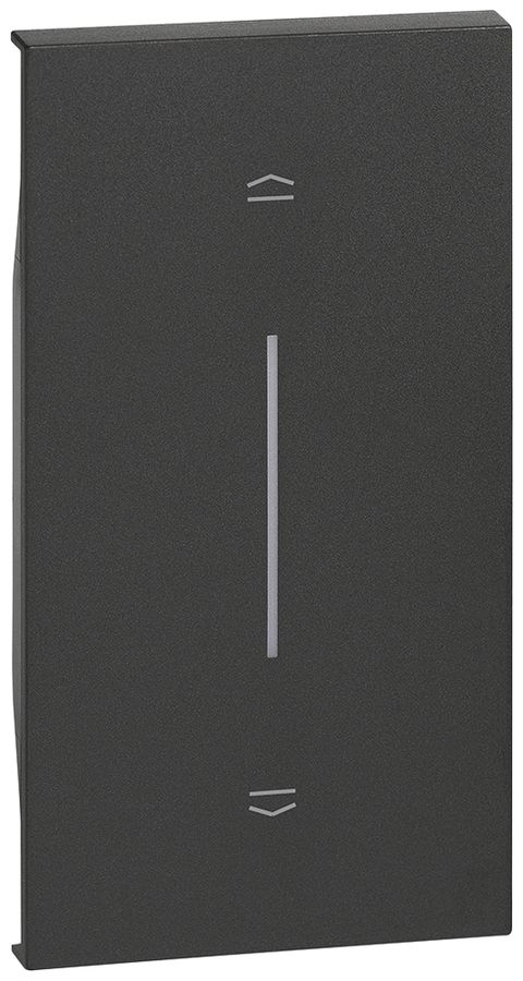 Abdeckung Living Now 2 Module für Rolladentaster schwarz