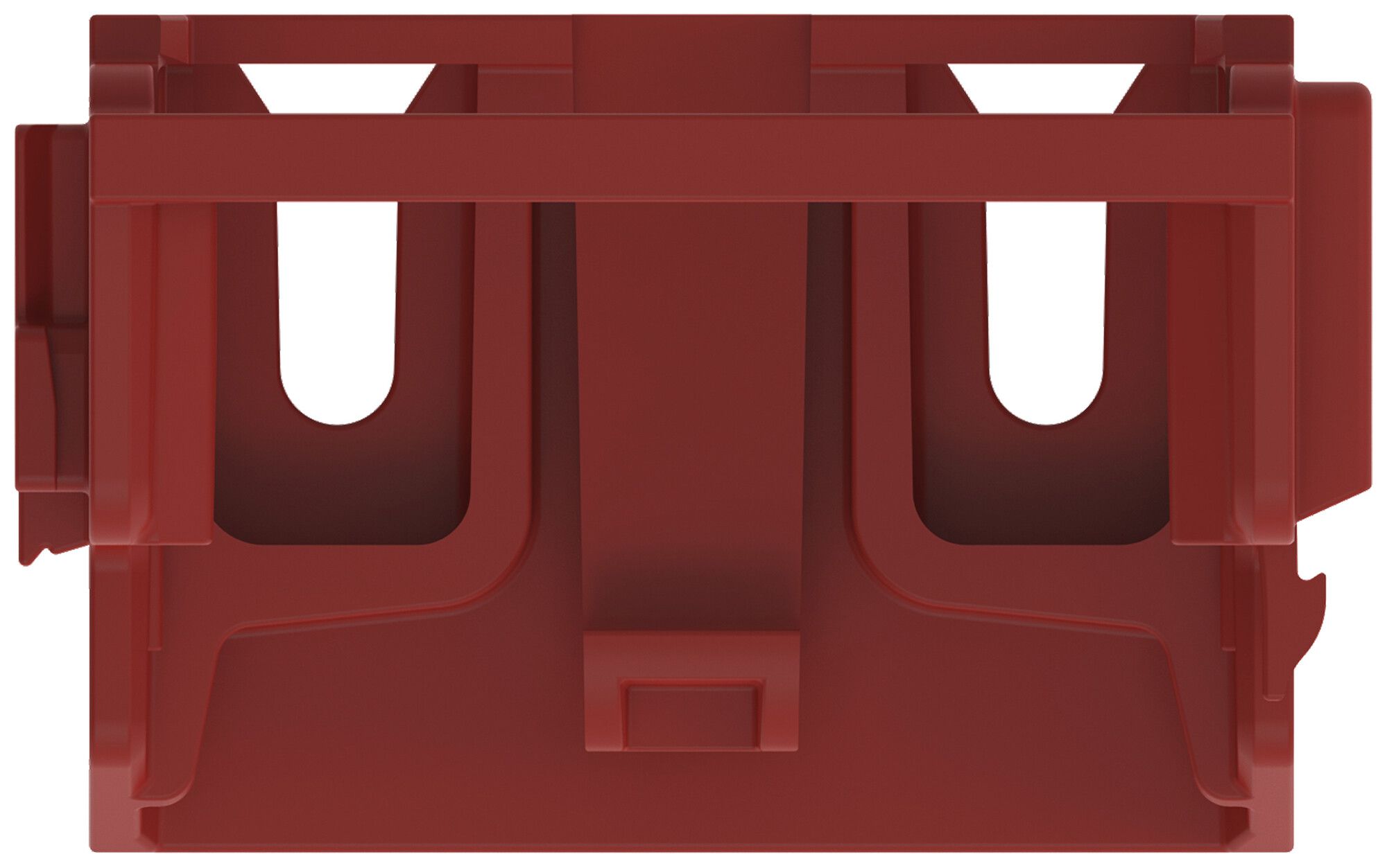 Befestigungsadapter WAGO 221 ohne Zugentlastung 10L×4mm² Schraube rot