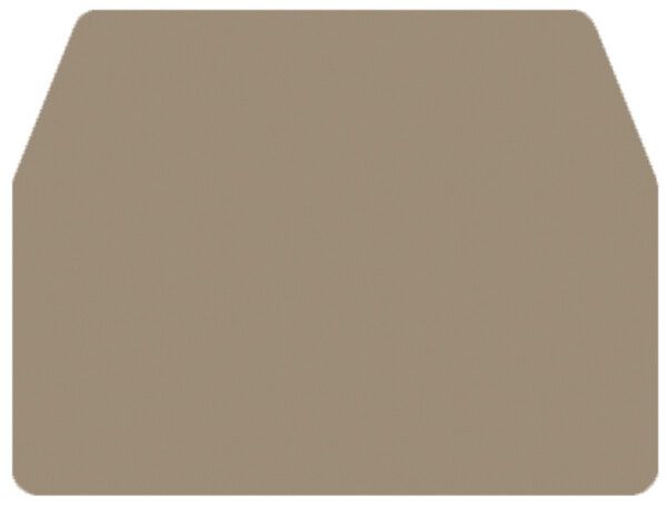 Abschlussplatte Weidmüller WAP WDU1.5/R3.5 24.5×1.5mm beige