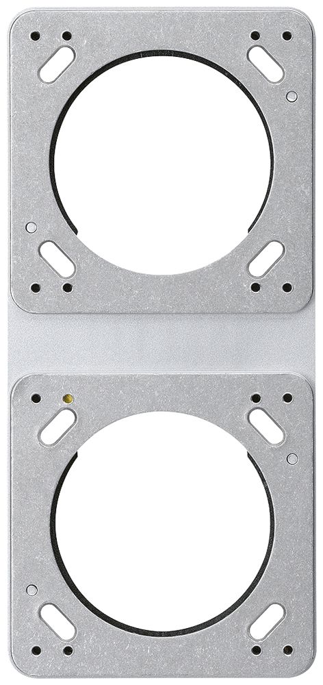 Plaque de montage ENC robusto 2×1 aluminium