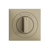 Frontset EDIZIOdue 0<->1 sand 60×60mm für Schwenktaster