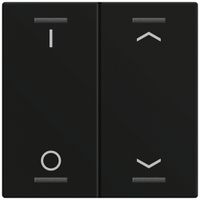Wippe MDT TAL-60W2D16.02 1T/4B f.Sensortasten schwarz matt "I/O"-"Jalousie"