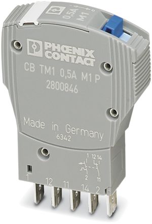 Thermomagnet.Schutzschalter Phoenix Contact 1L 6A mittelträge