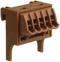 Borne de connexion Hager volta Quick Connect 5×1.5…4mm² brun 10 pièces