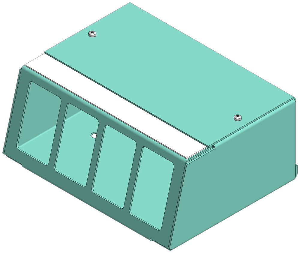 Anschlusskasten 4FLF vertikal DAK