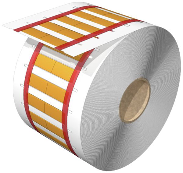 Marcatore di conduttore Weidmüller MultiMark HS p.Ø2.1…6.4mm 25.4×10.7mm giallo