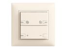UP-Frontset EDIZIOdue zeptrionAIR Dimmer mit Bez. mit LED crema