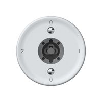 Schlüsselschalter origin Umschalter 2/1L 16A 250V 0-1-0-2 60×60mm weiss