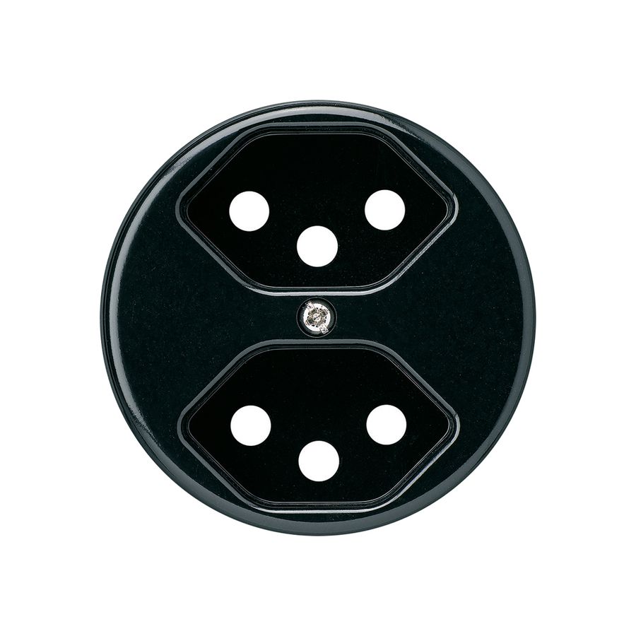 Frontscheibe basico 2×Typ 13 schwarz mit Kinderschutz