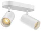 Spot SLV ASTO TUBE GU10 2×10W Ø70×125mm blanc