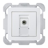 Prise de raccordement ENC kallysto B Jack Connector 3.5mm blanc