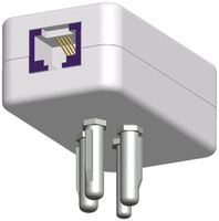 Adattatore diretto Ceconet, 4L/RJ45f, bianco