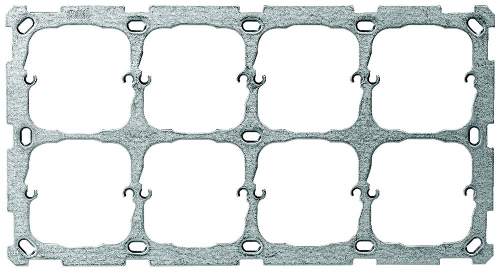 UP-Befestigungsplatte ABB 2×4 8×52