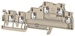 Sensor-/Aktor-Reihenklemme Weidmüller AIO23 2SI PUSH IN 1.5mm² beige