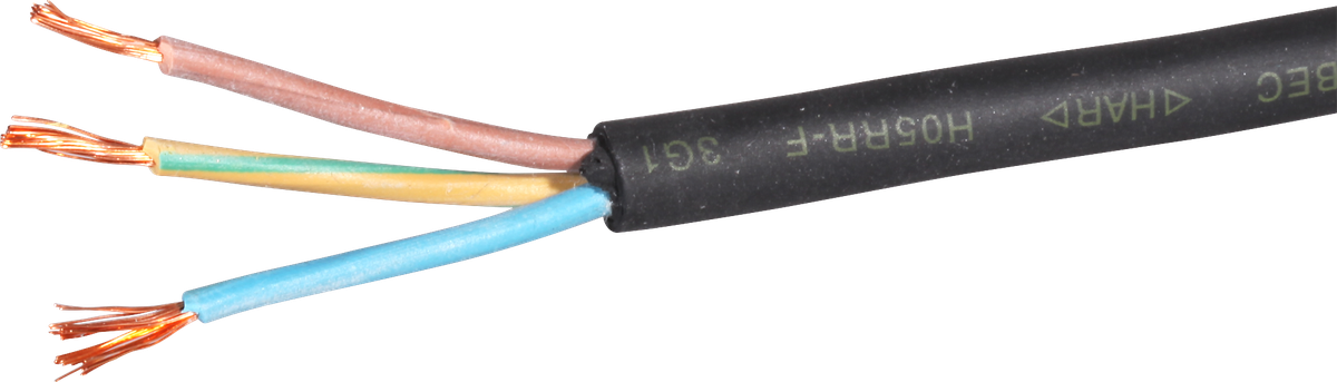 Cavo Gd 3×1mm² LNPE nero Eca