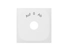 Plaque frontale SIDUS avec gravure blanc