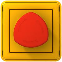 Bouton arrêt d'urgence PLEXO F+O gris
