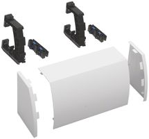 Rangierkanal Hager univers 5-feldig 1300mm weiss