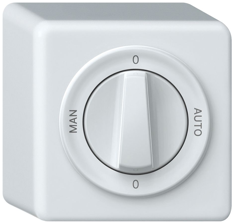 Interrupteur rotatif AP origin commut.2/1L 16A 250V 0-AUTO-0-MAN 88×88×54mm bc