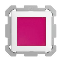 Luminaire ENC LED rouge 230V EDIZIOdue blanc