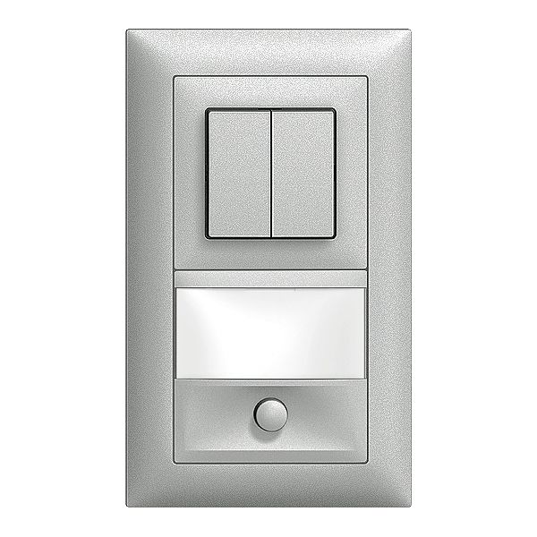 Combinaison ENC EDIZIOdue 1/1P+sonnerie silver