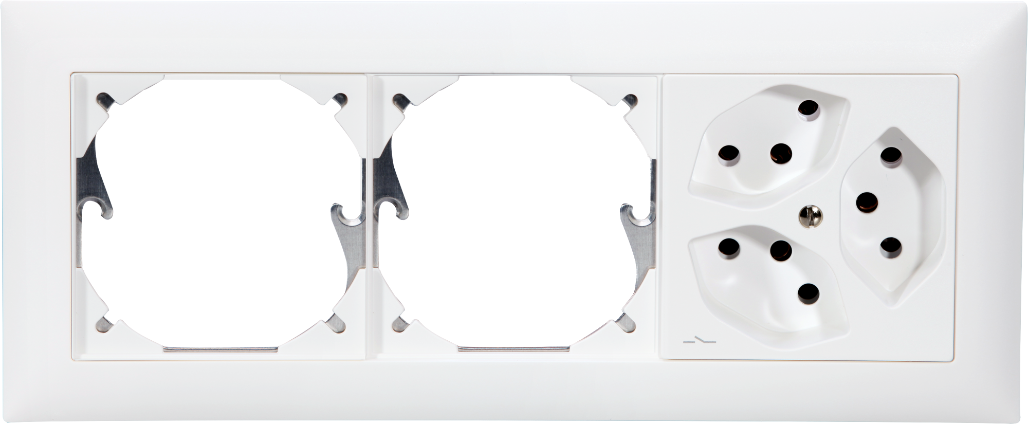 UP-Kombination Edue 1×3, Leer + Leer + 3×T13/1S