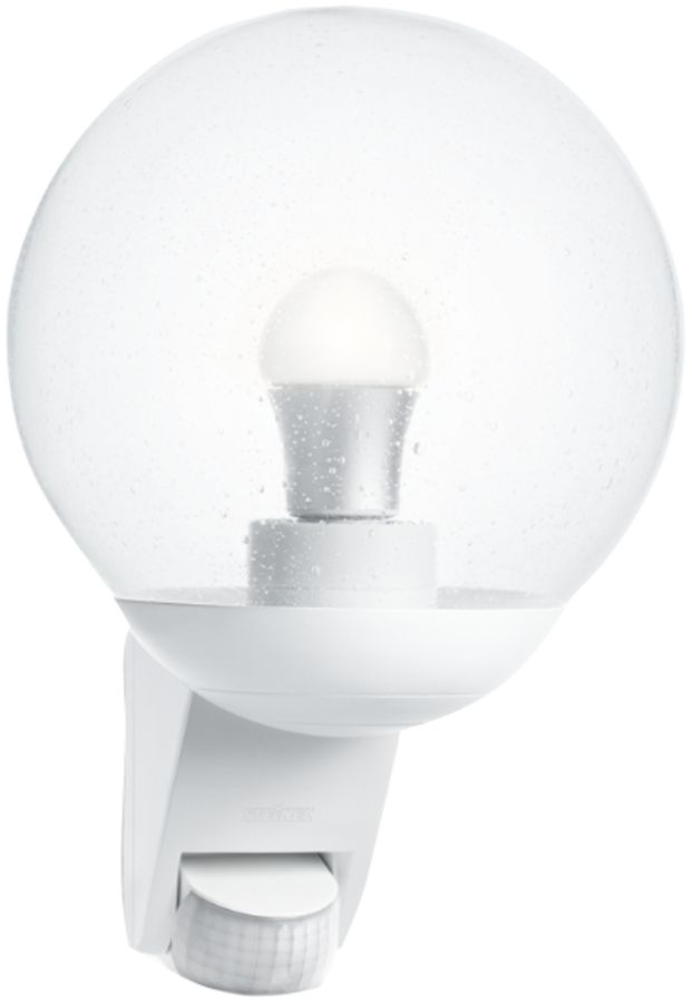 Lampada a muro Steinel L 585 PIR 60W IP44, bianco