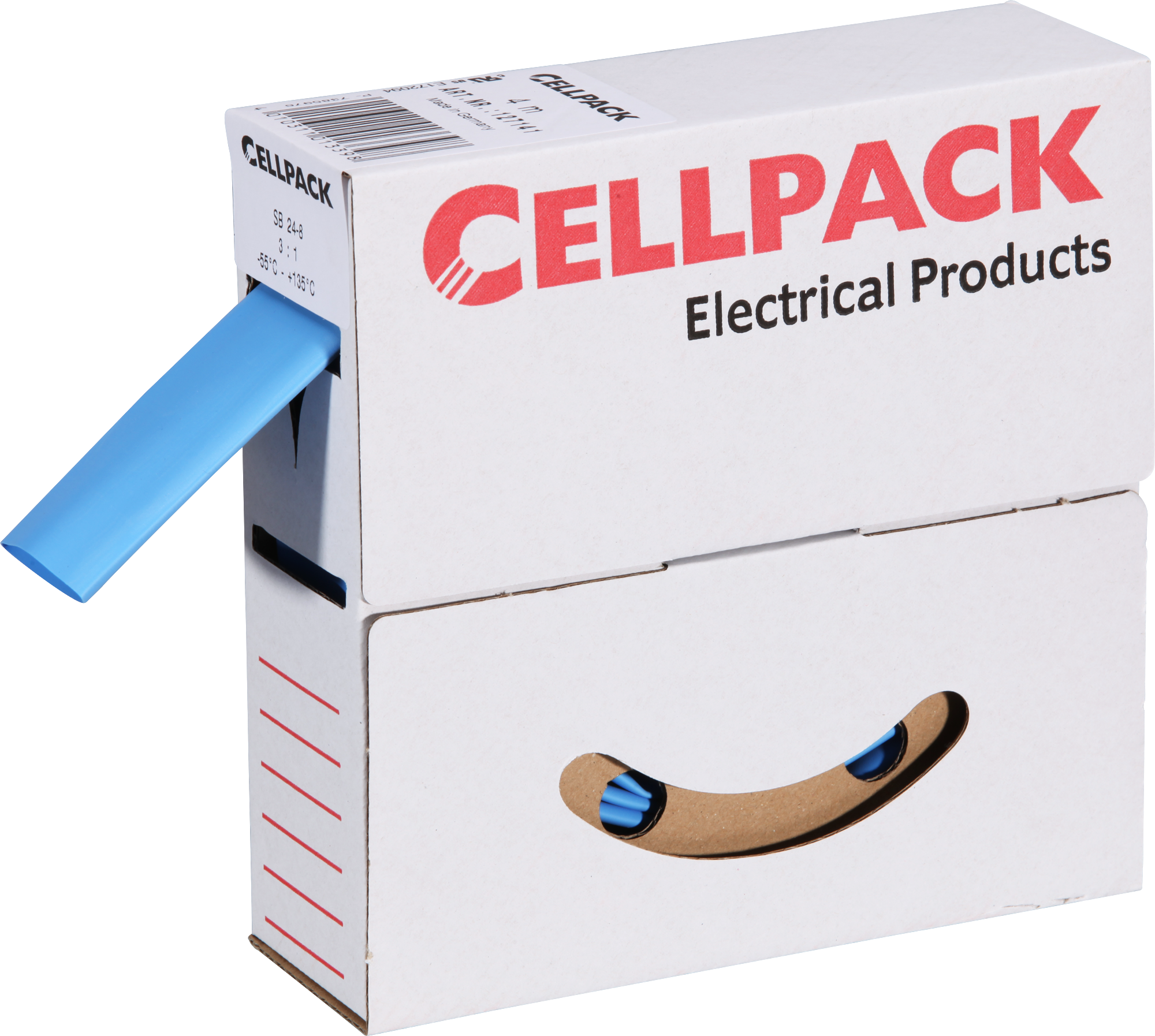 Gaine rétractable SB 3mm×15m bleu clair