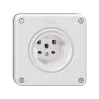 Presa NUPU NEVO, 1×T25, bianco