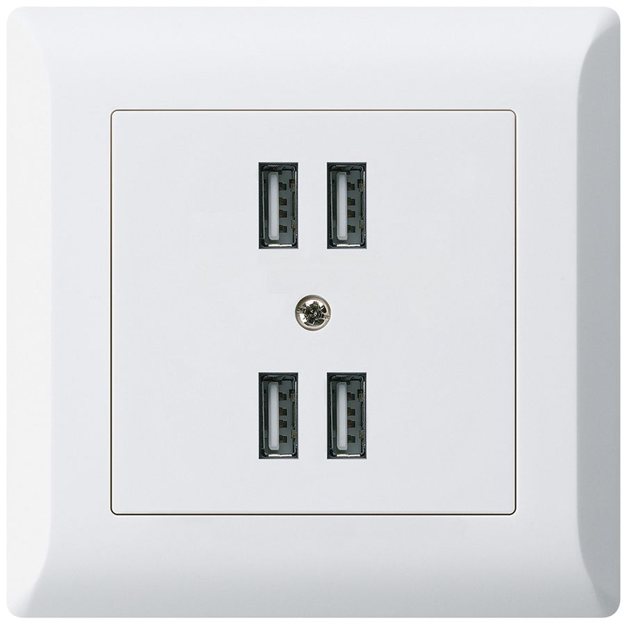 UP-Steckdose 4×USB kallysto.line 2400mA weiss
