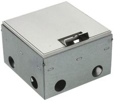 Scatola da suolo Woertz WAK Cr 150×150×95mm altezza fondo 95…140mm visibile