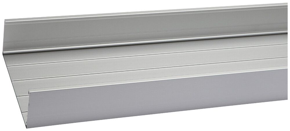 Deckenanschlussbahn tehalit DABA, eloxiert, 50×160mm