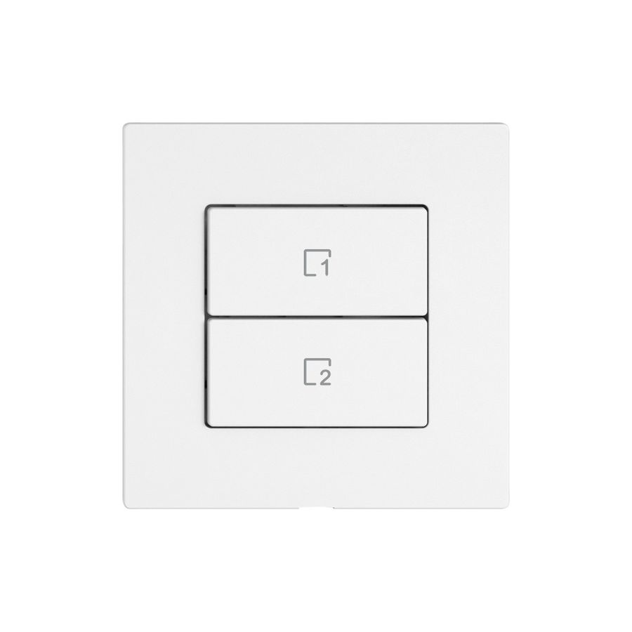 Comando per pulsante scene EDIZIO.liv Wiser SNAPFIX® 2 scene verticale 2T bi