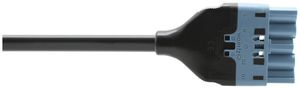 Anschlussleitung Woertz, DALI, Stecker 5L C2, 3m, halogenfrei, freies Ende, Cca