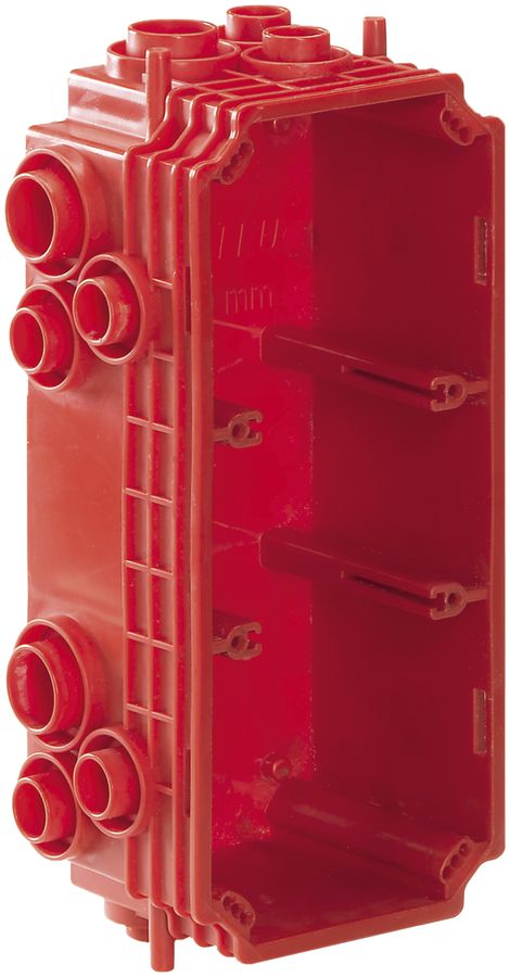 Boîte ENC MT Crallo-Fly grd.I-I 100mm rouge sans sup.d.boîte