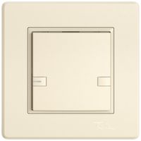 UP-KNX-Taster RGB EDIZIO.liv SNAPFIX® Temperaturfüh.RGB-LED 1×T 2-Tbed.cr