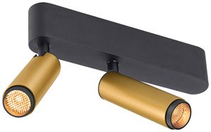 LED-Spot SLV GRIP SPOT S 21W 1200lm 2700K MB DIM 200×101×84mm schwarz/gold