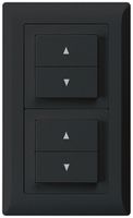 Combinaison ENC kallysto.line grd.I-I verticale 2×interr.stores noir