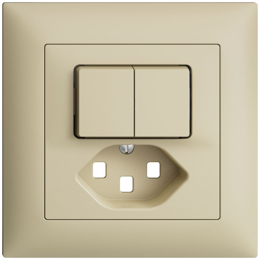 Kit frontale INC EDIZIOdue vanille 88×88mm T23